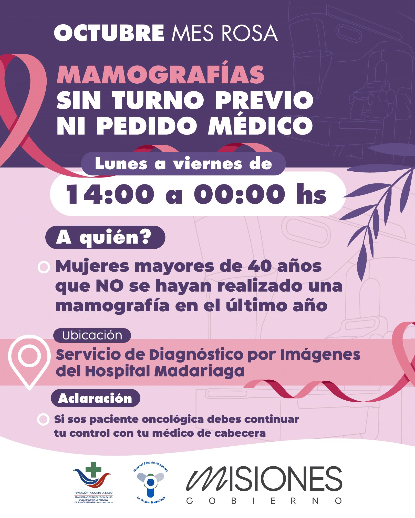 Octubre rosa: Mes de Sensibilización del Cáncer de Mama – Tribunal ...