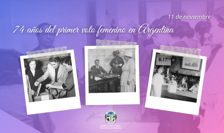11 de noviembre – 74 años del primer voto femenino en Argentina